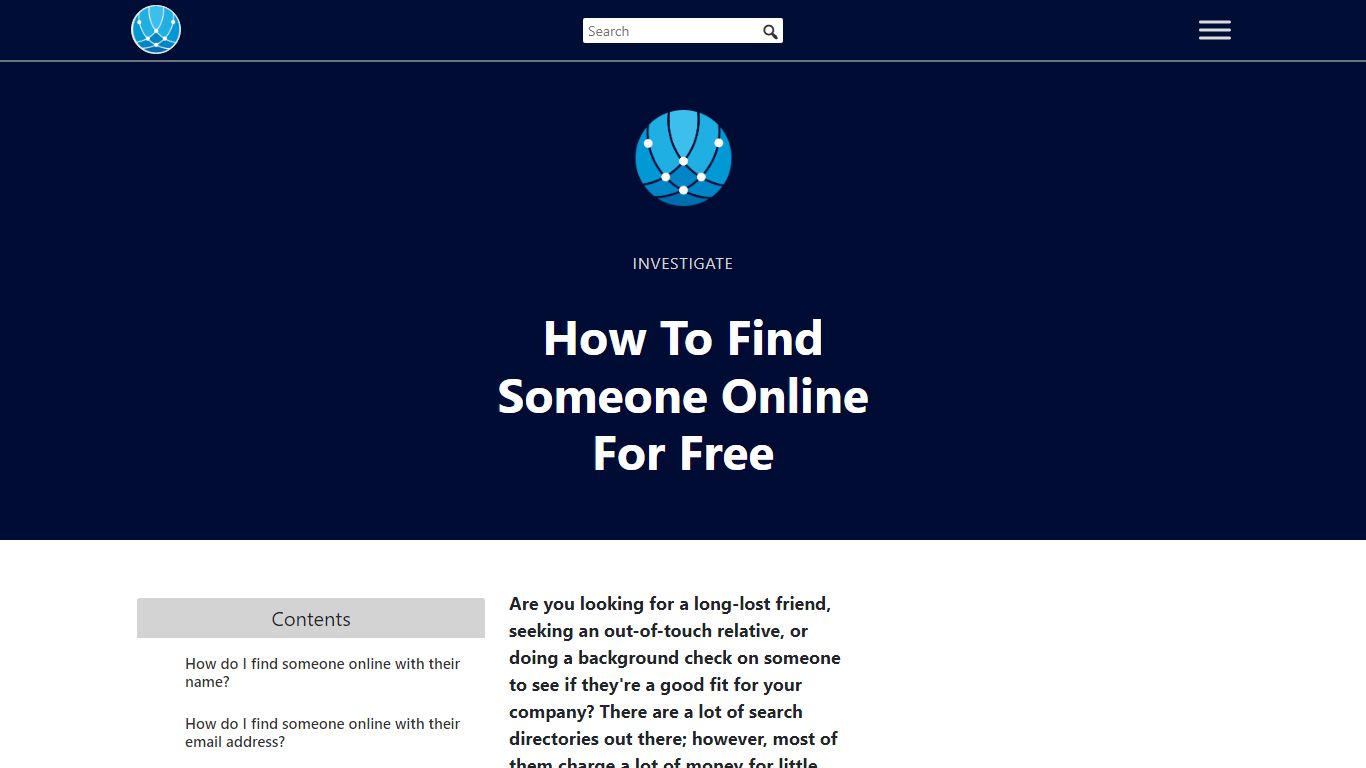 How To Find Anyone Online For Free - WhatIsMyIP.com®